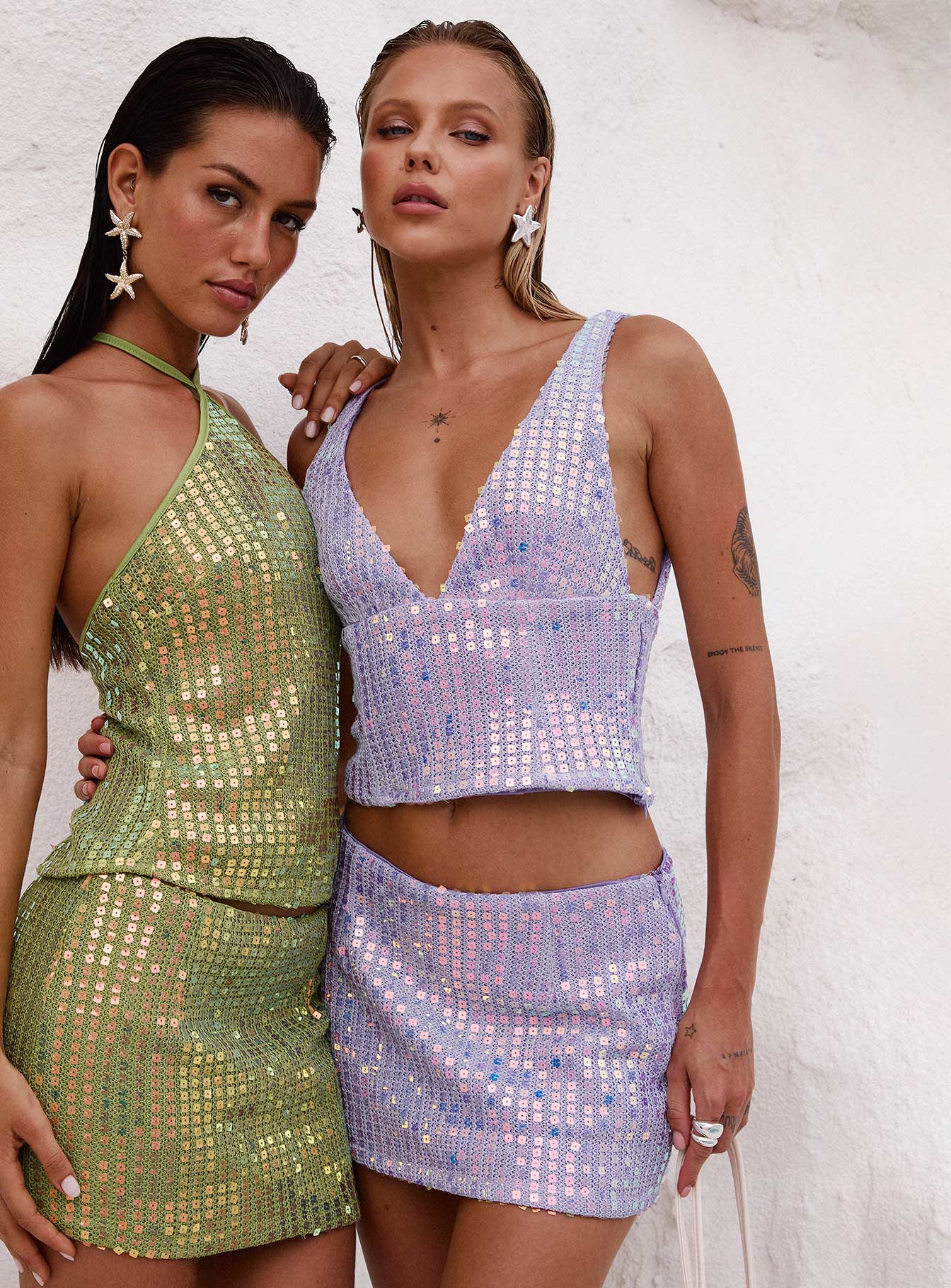 Headliner Shimmer Top Purple - Image 3