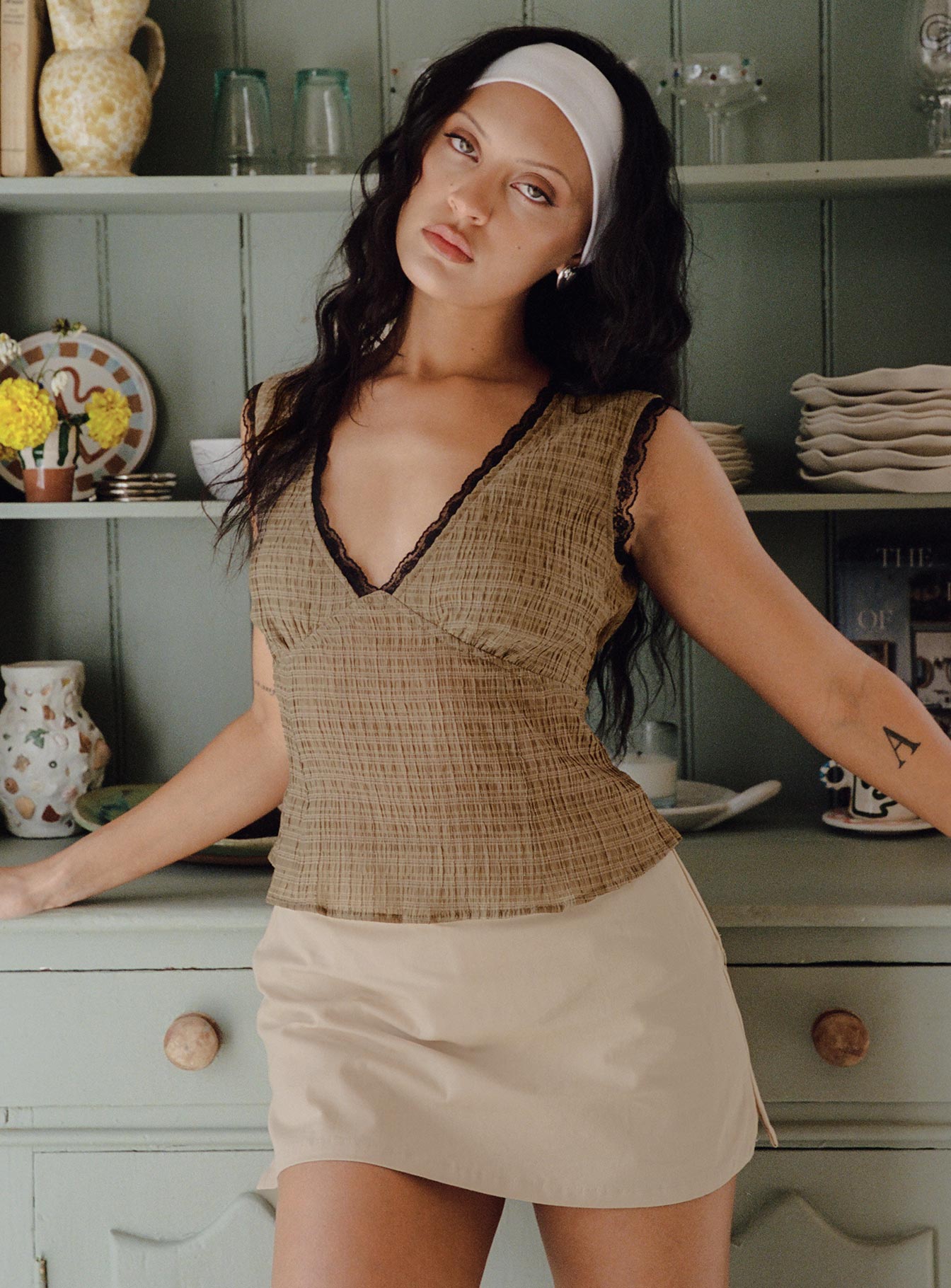 Hagea Top Olive - Image 10