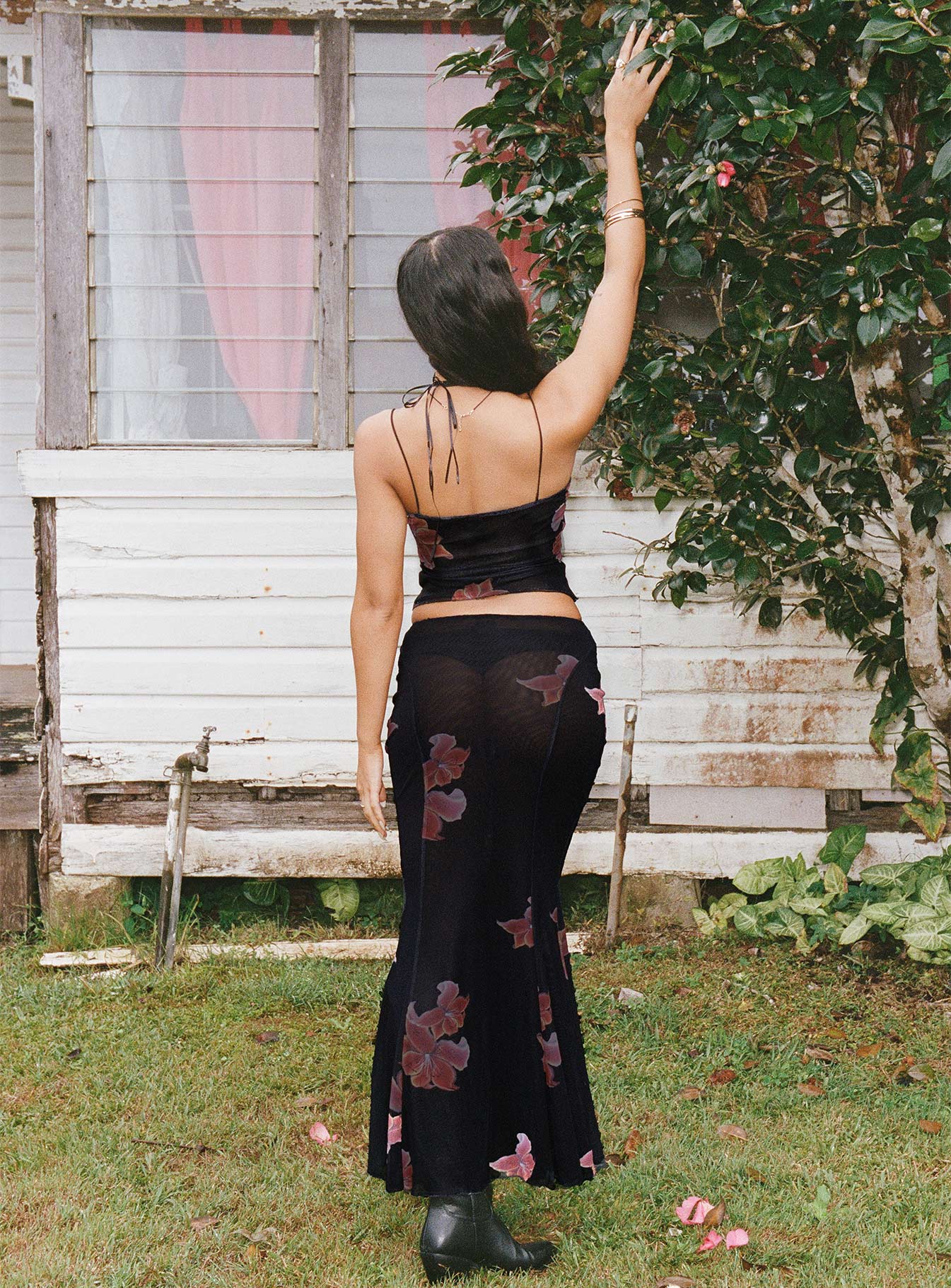 Brookie Mesh Set Black Floral - Image 3