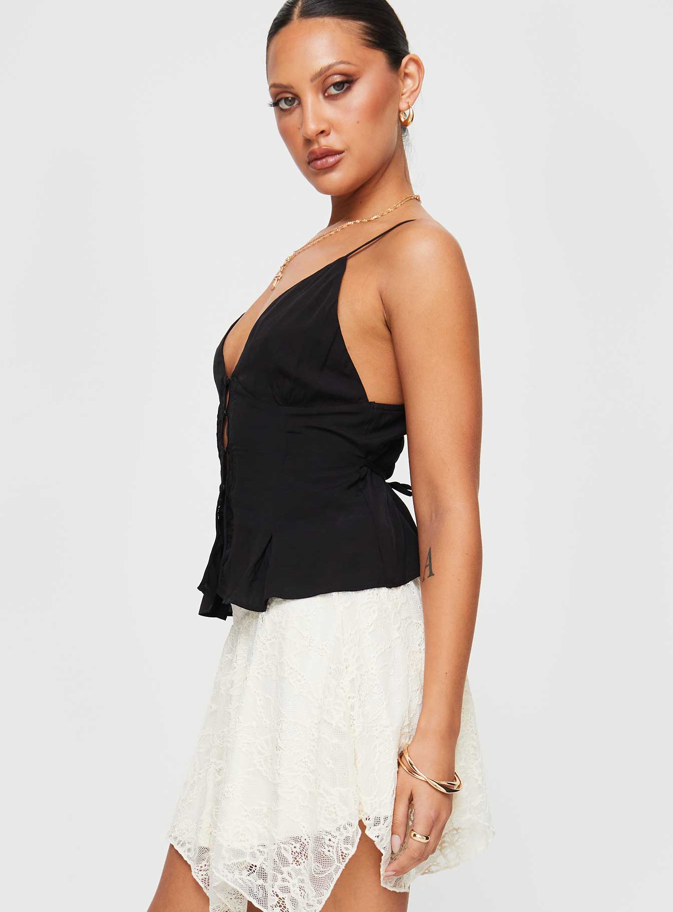 Signs Lace Top Black - Image 3