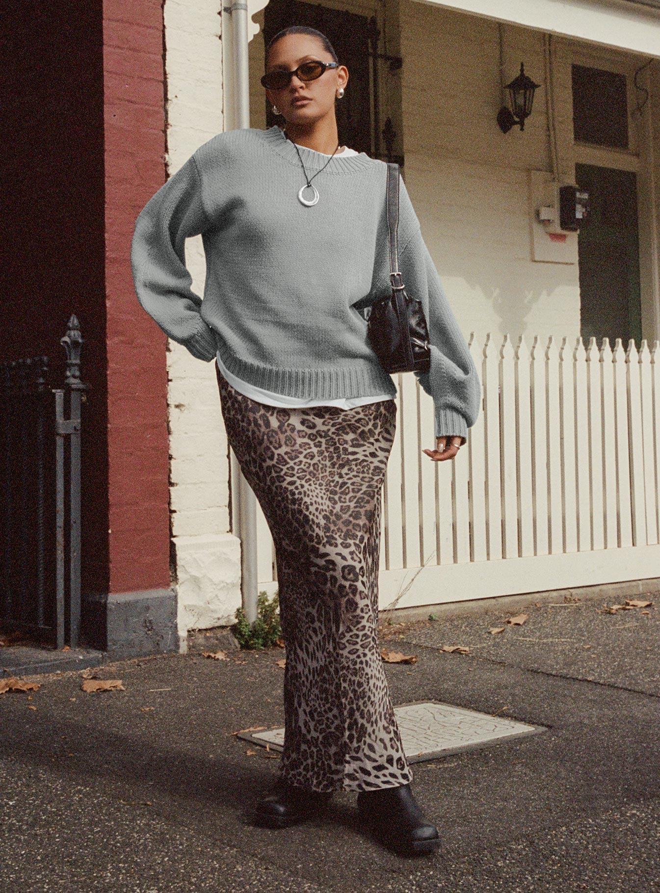 Manda Maxi Skirt Leopard - Image 11