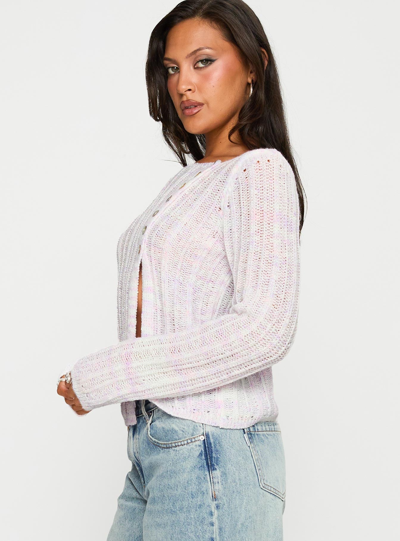 Lenker Knit Jumper Lilac - Image 3