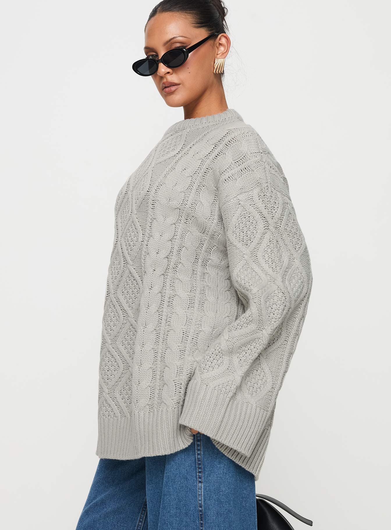 Gigi Knit Sweater Cloud - Image 4