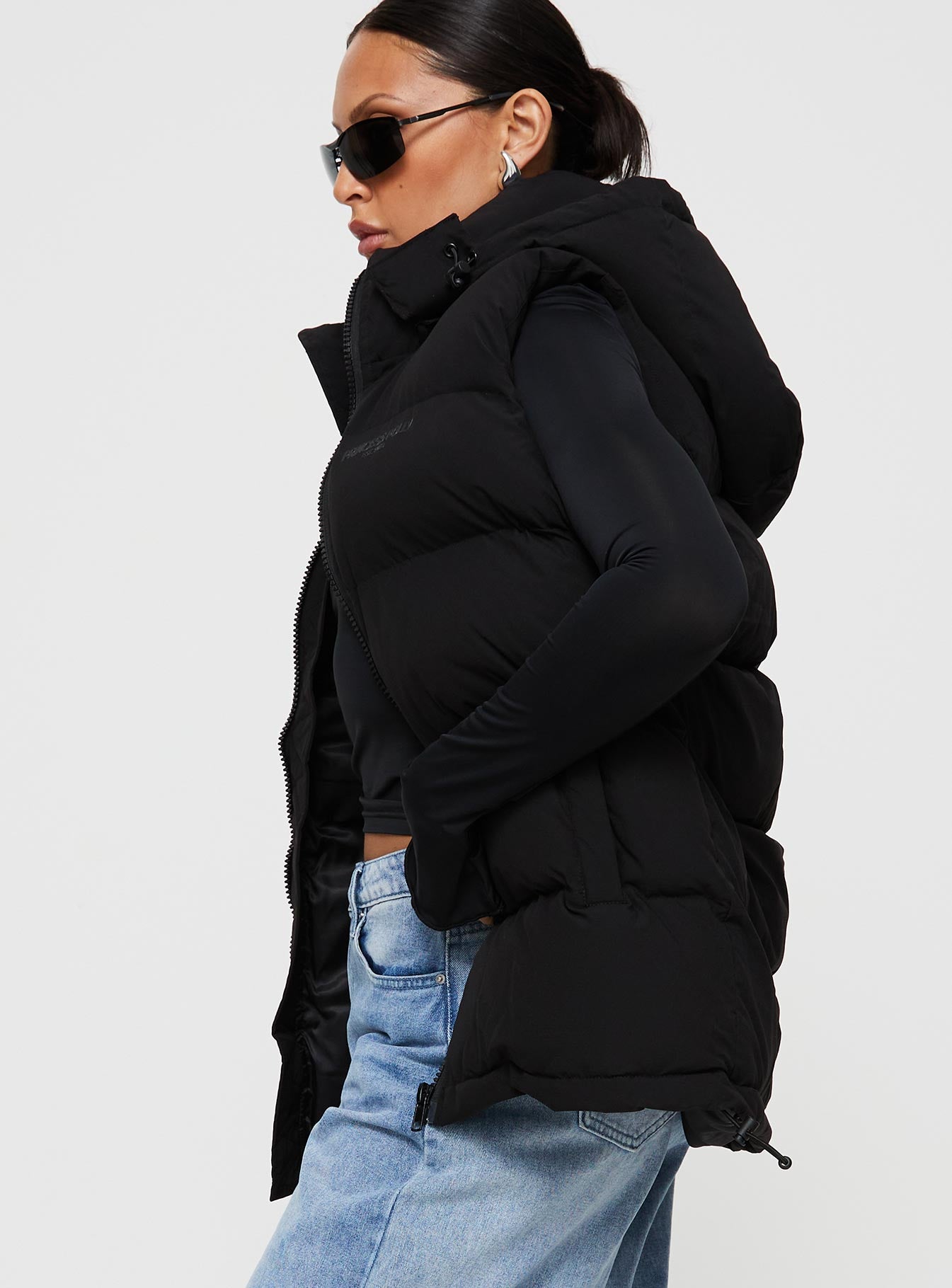 Dream Puff Technical Puffer Vest Black - Image 4