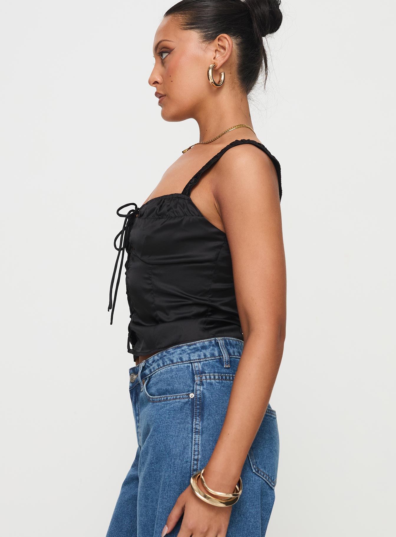 Arvelin Corset Top Black - Image 3