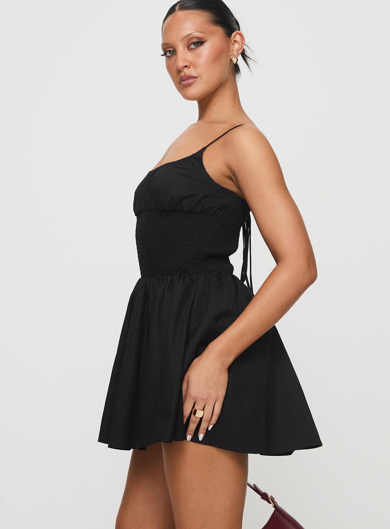 Matisse Mini Dress Black - Image 6