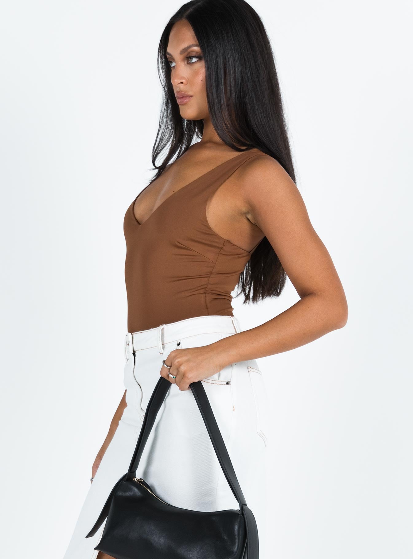 Sosie Bodysuit Brown - Image 4