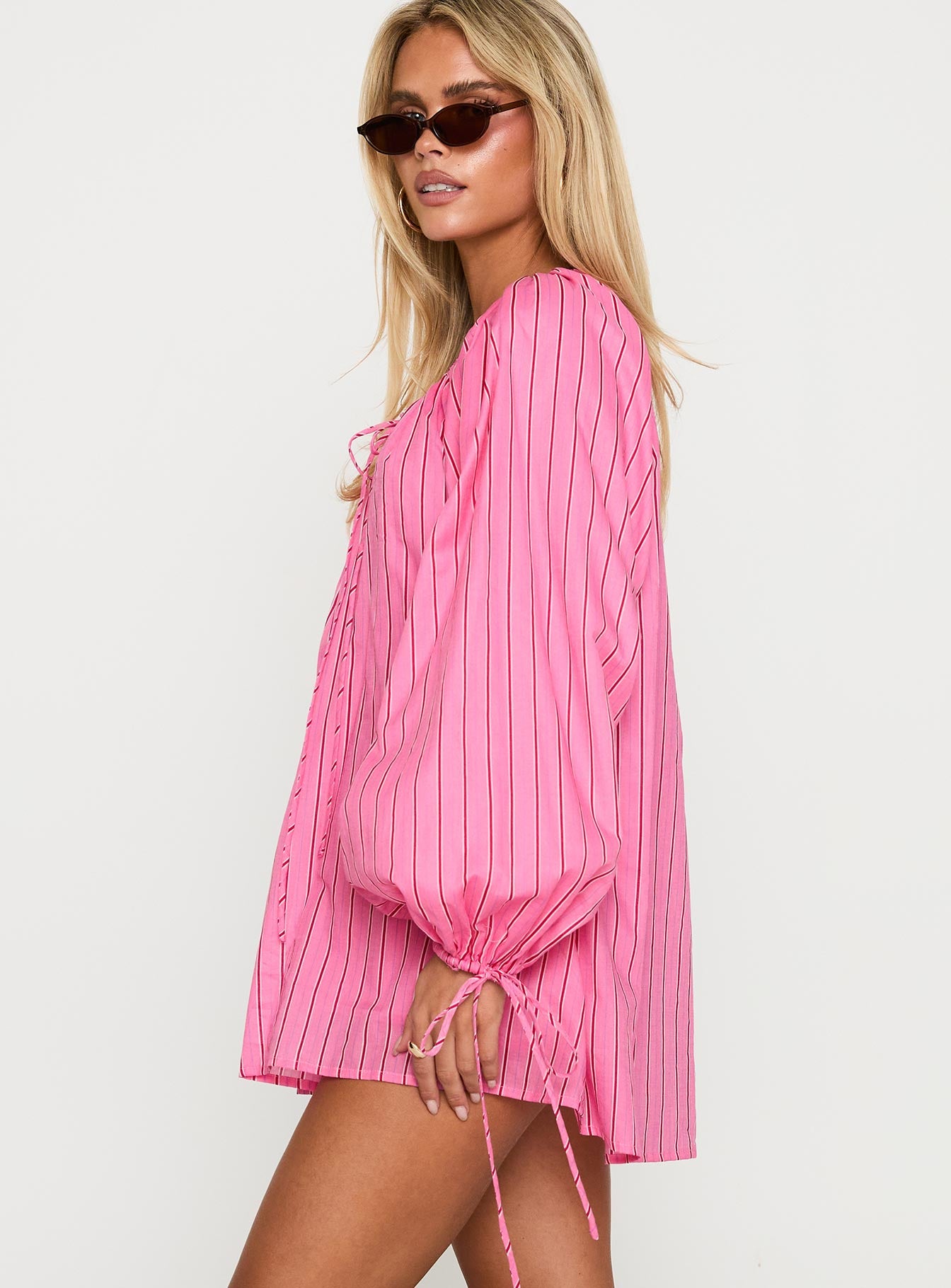 Praiza Playsuit Pink Stripe - Image 3