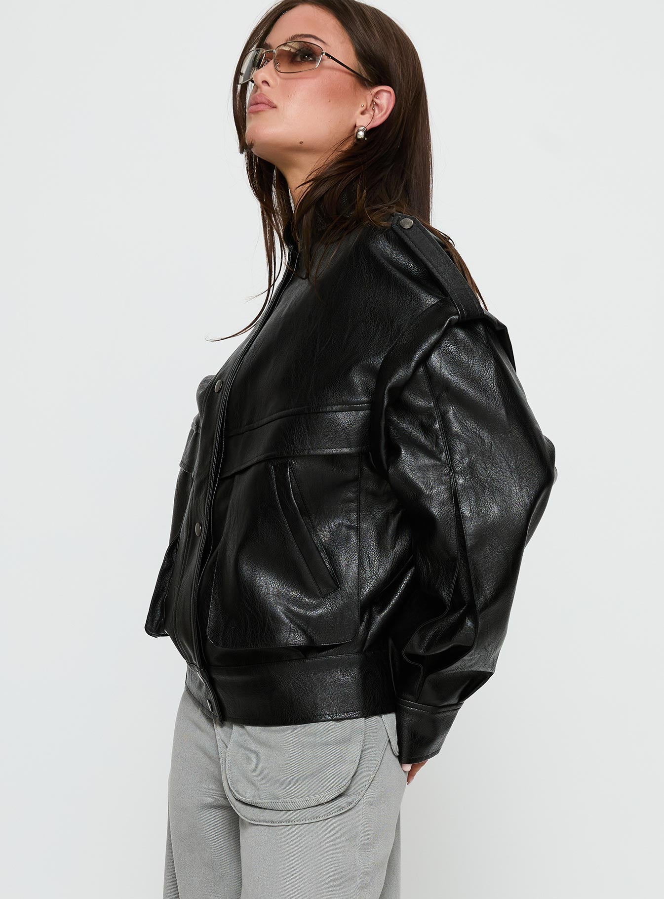 Madame Bomber Jacket Onyx - Image 4