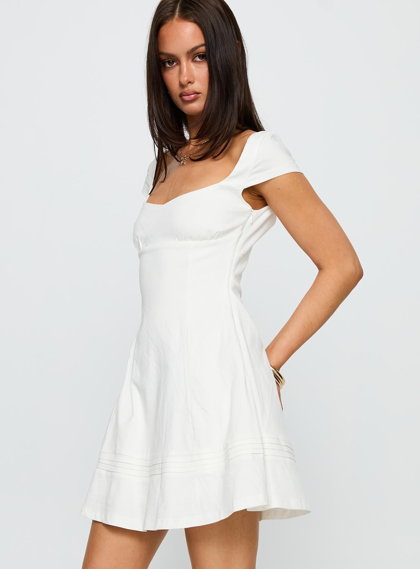 Infinite Wonders Mini Dress White - Image 4