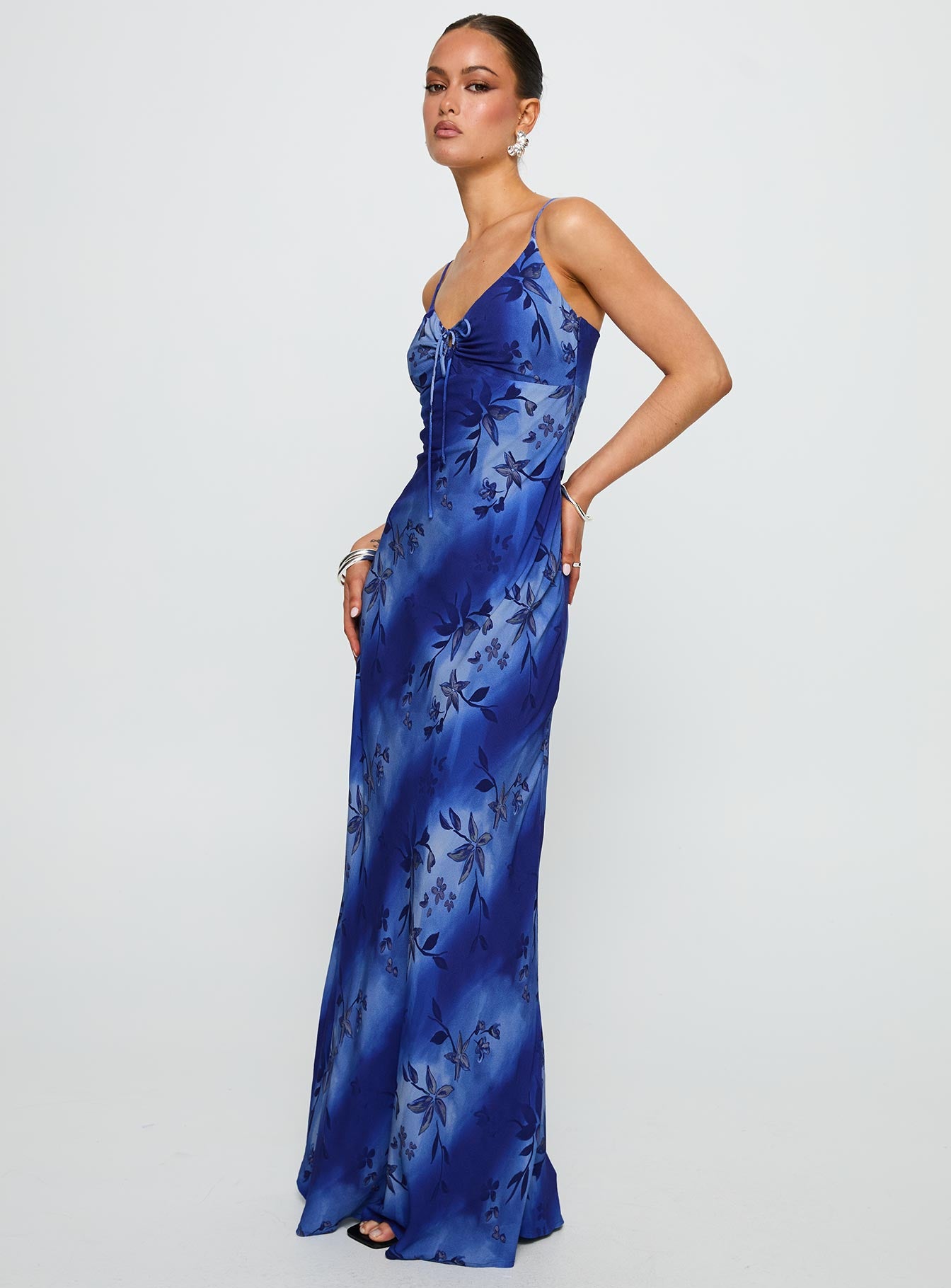 Lauraline Maxi Dress Blue - Image 4