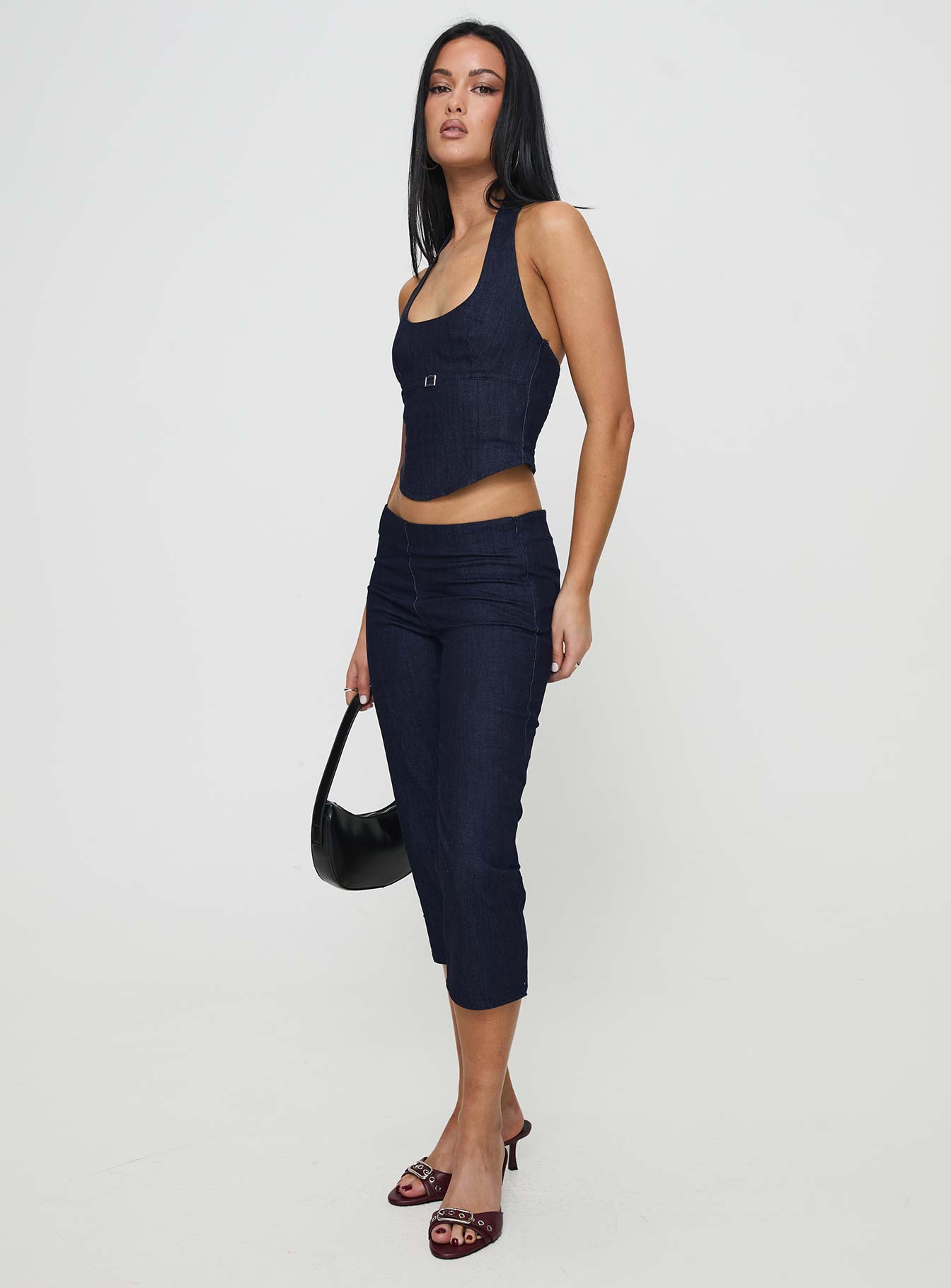 Nasya Halter Top Indigo - Image 4