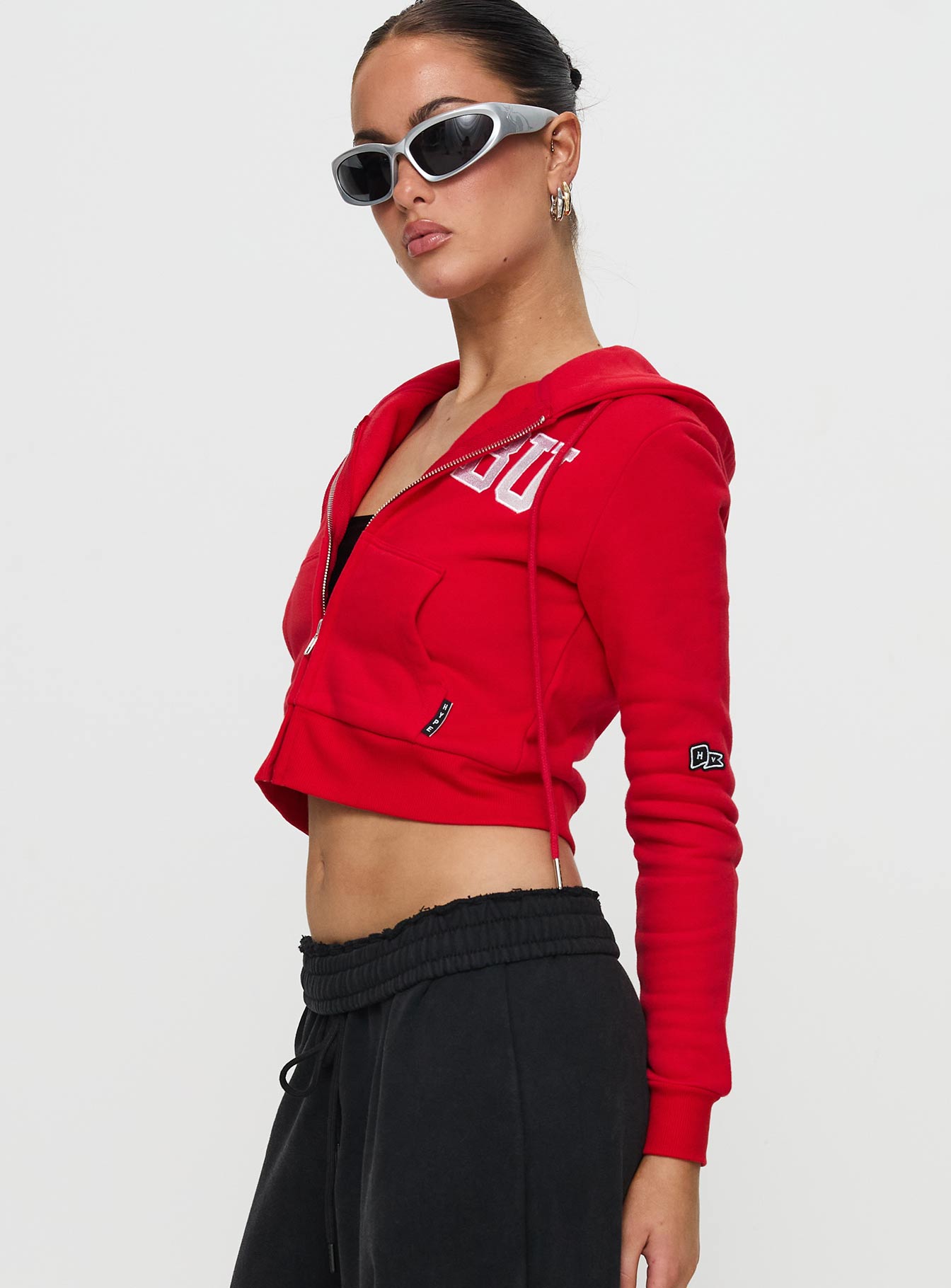 BU MIA Zip Sweater Red - Image 4