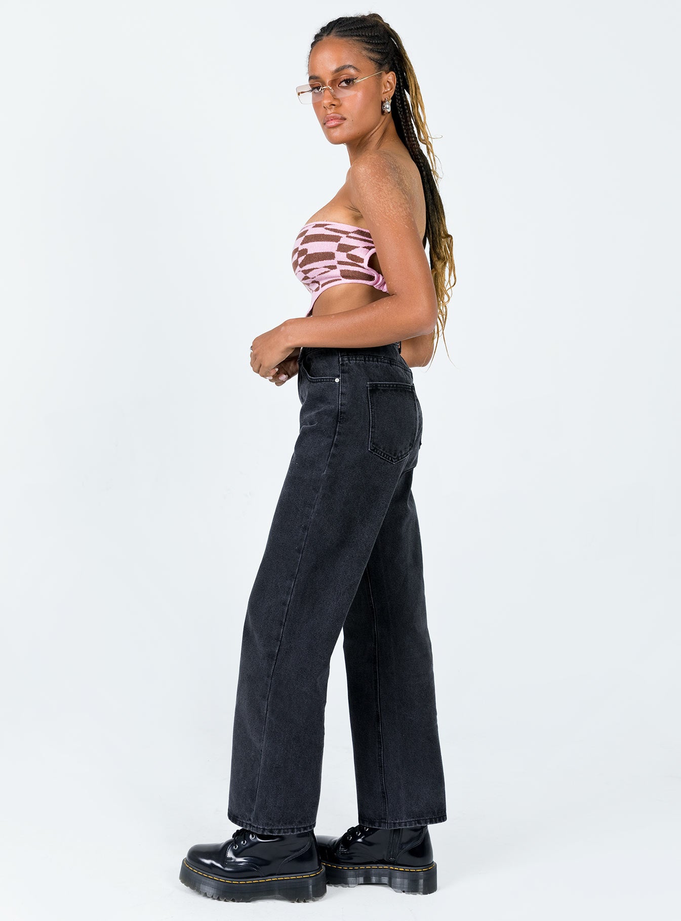 Henley Denim Jeans Black - Image 3