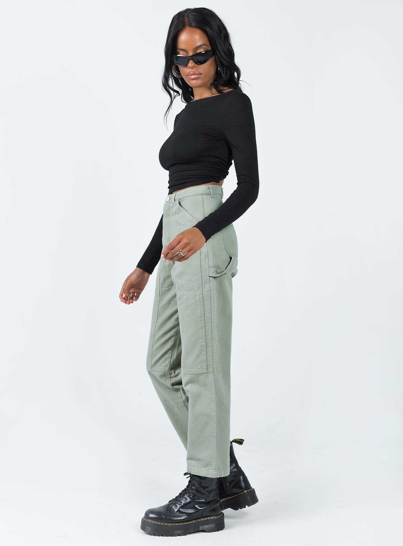 Dropouts Cargo Pants Green - Image 3