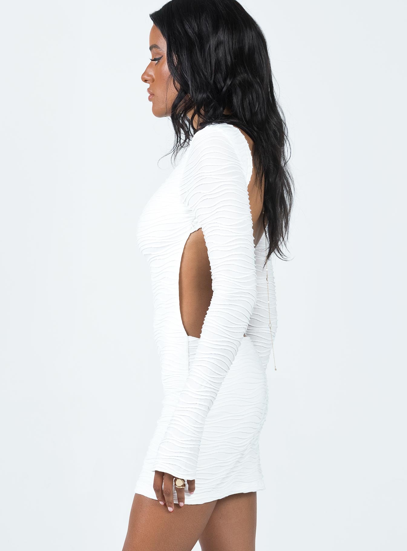 Ignite Mini Dress White - Image 5