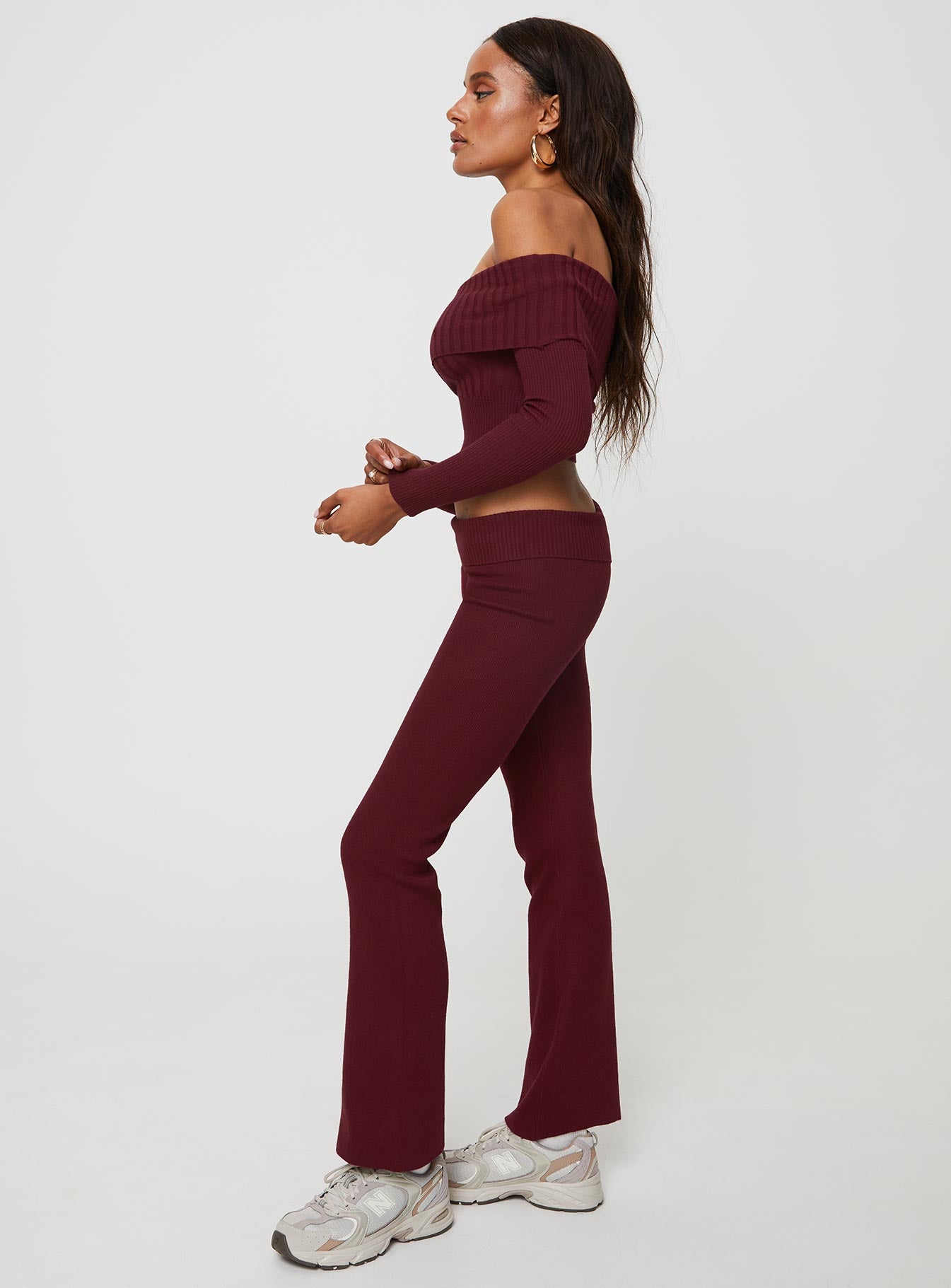 Westaway Pants Burgundy - Image 4
