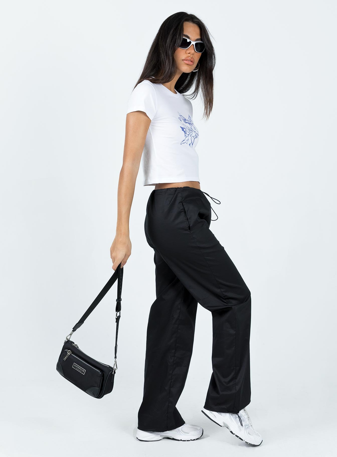 Connels Parachute Pants Black - Image 4