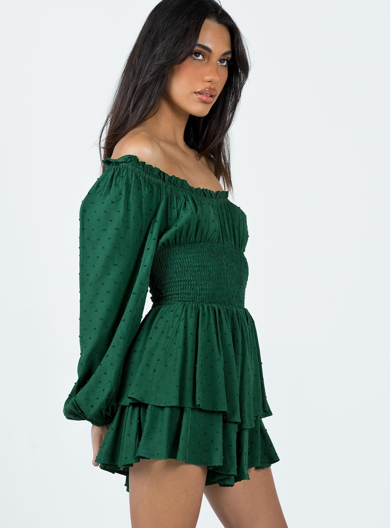 The Love Galore Long Sleeve Romper Green - Image 4