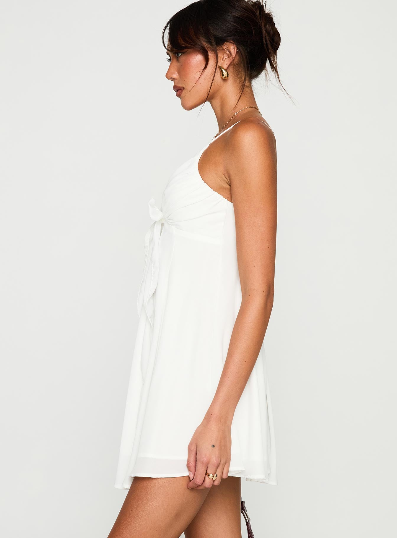 Moon Quartz Mini Dress White - Image 4
