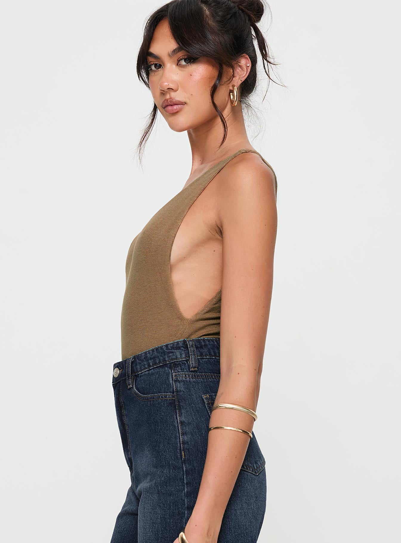 Yolando Bodysuit Taupe - Image 4