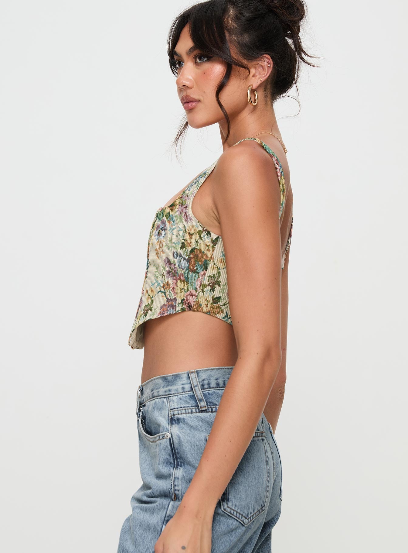 Tender Heart Corset Top Multi - Image 4