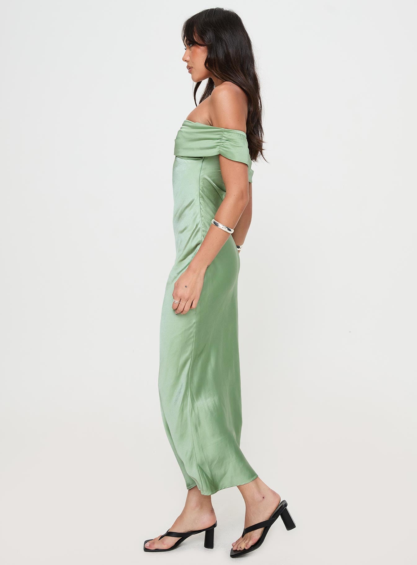Sadee Maxi Dress Sage - Image 4