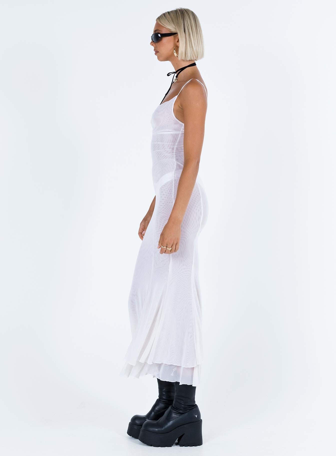 Sikora Vintage Maxi Dress White - Image 6