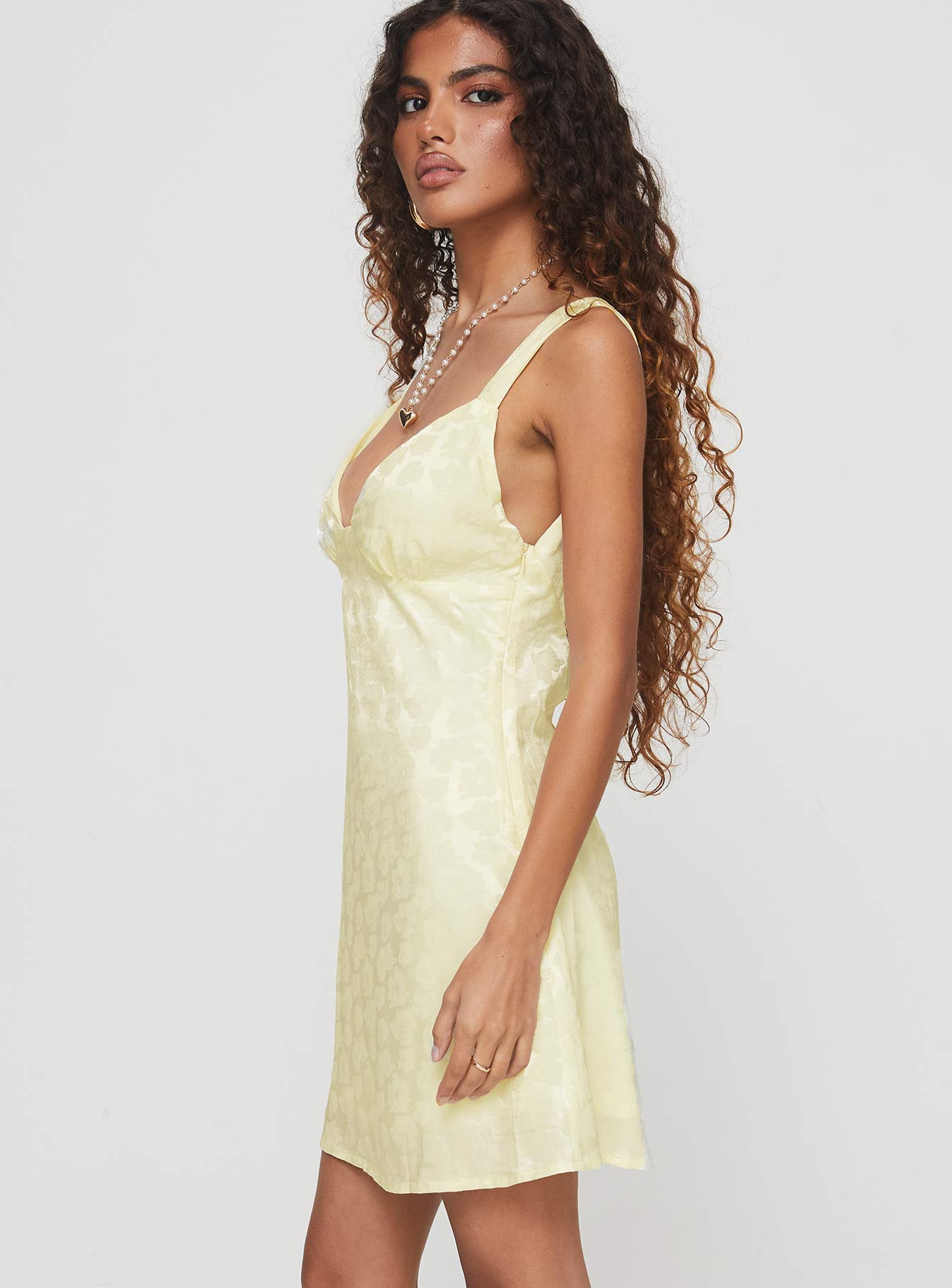 Life In Peace Mini Dress Cream - Image 4