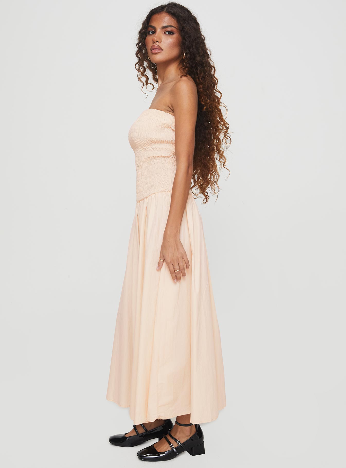 Atara Maxi Dress Cream - Image 3