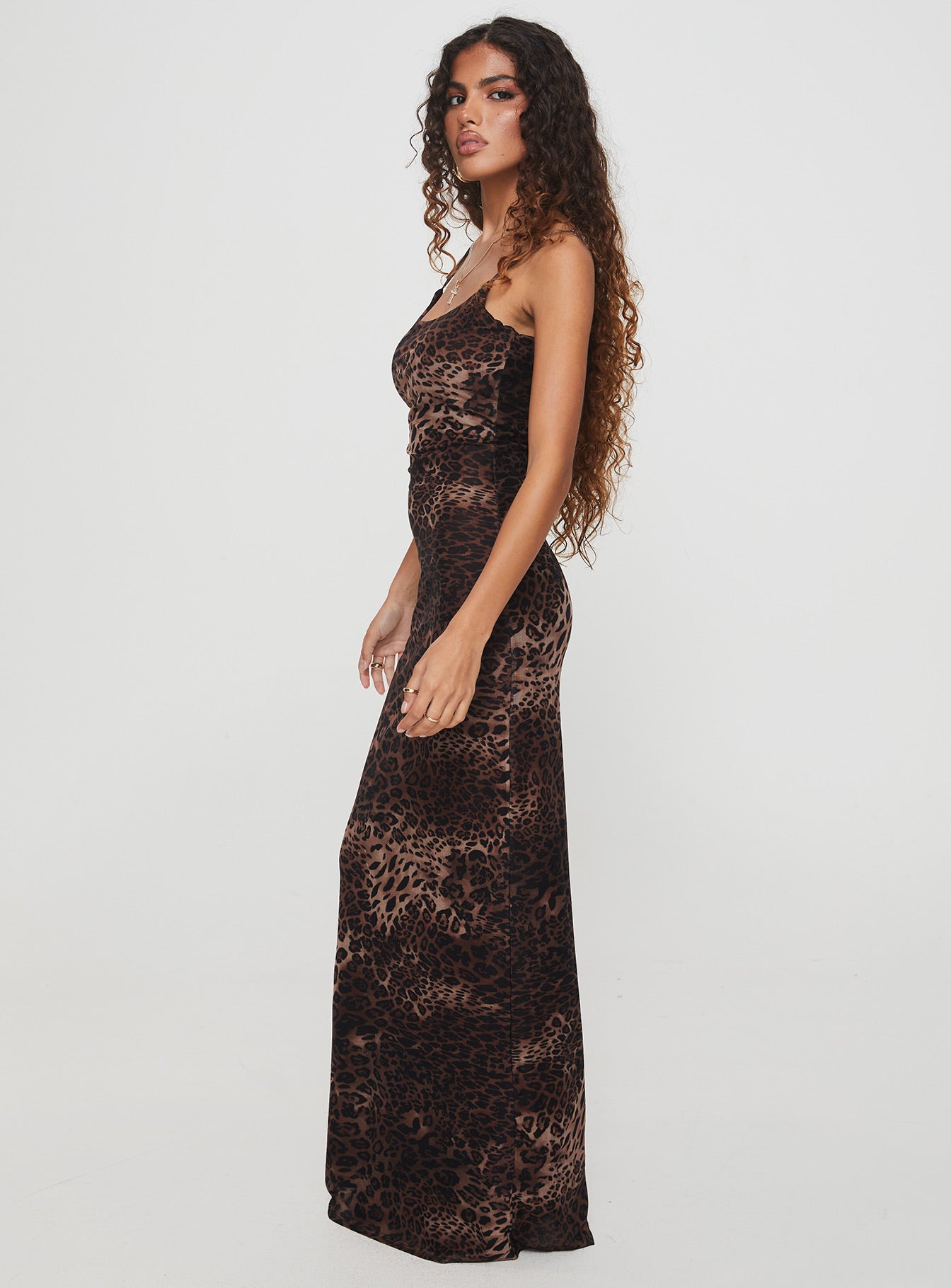 Knox Maxi Dress Leopard - Image 4