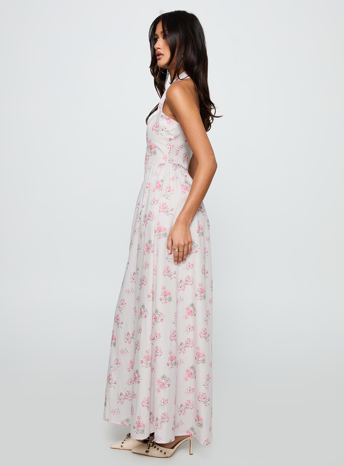 Sunfields Halter Maxi Dress Multi - Image 3