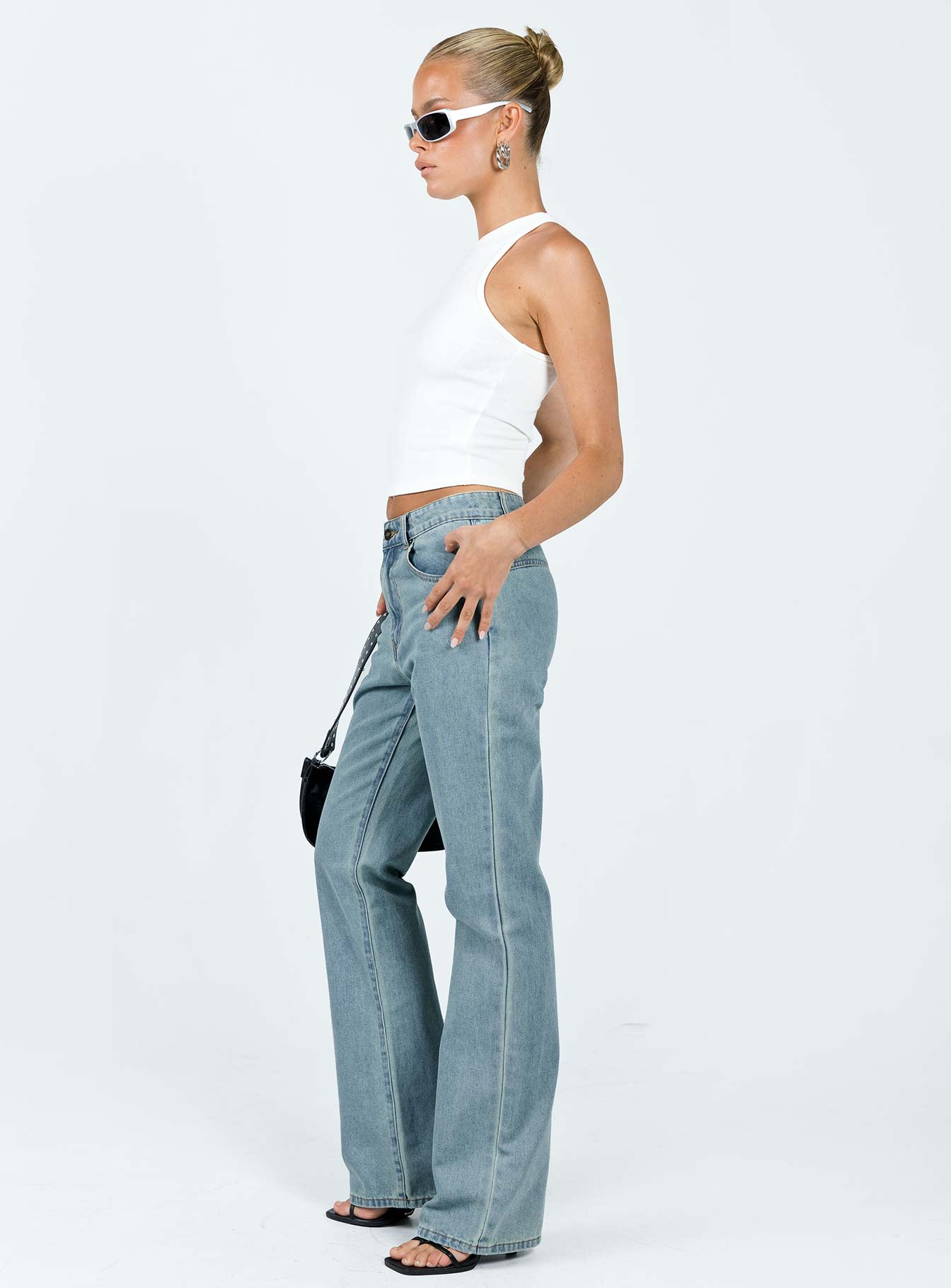 Rome Pants Light Denim - Image 4