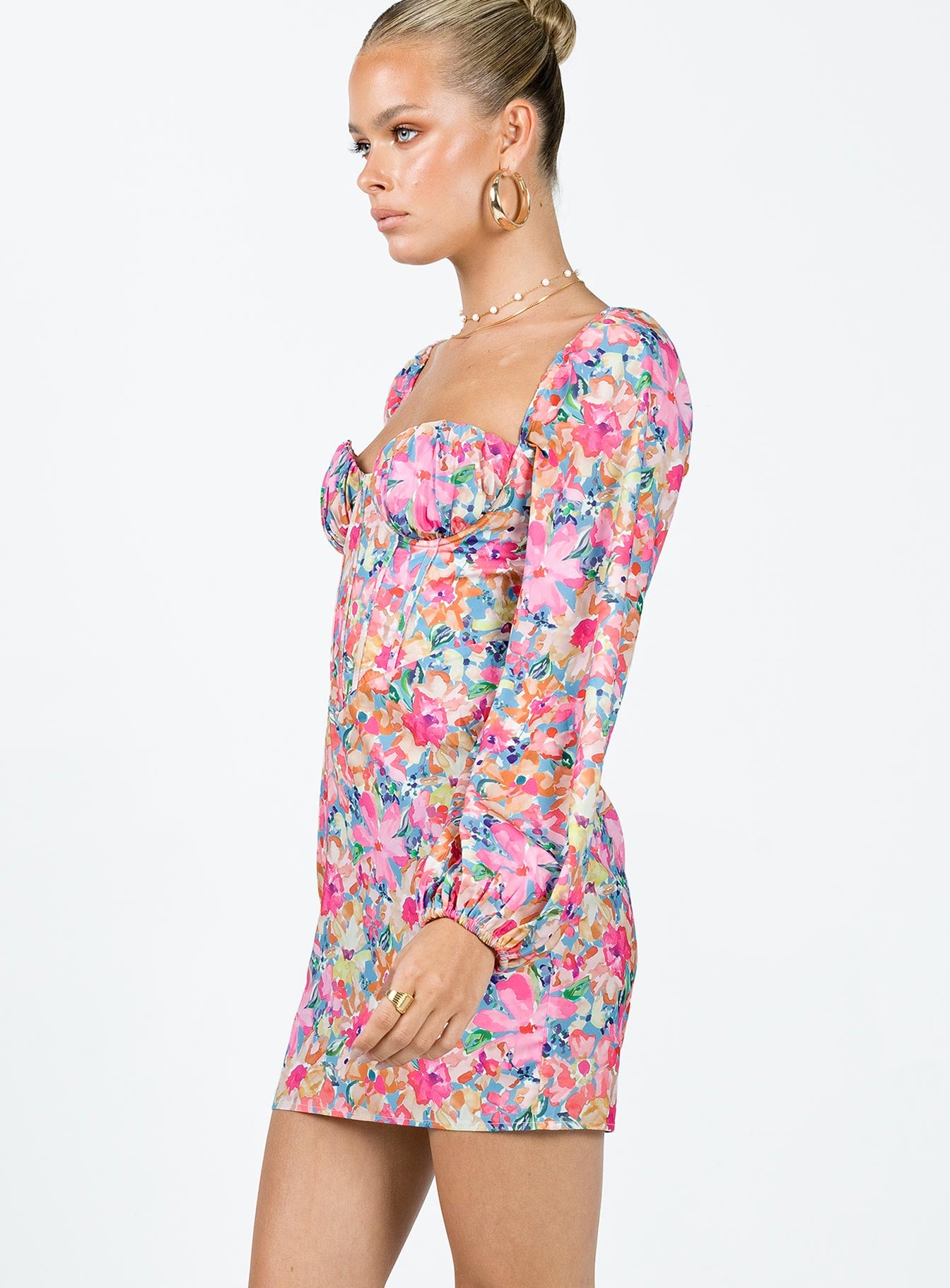 Laurie Corset Mini Dress Multi - Image 4