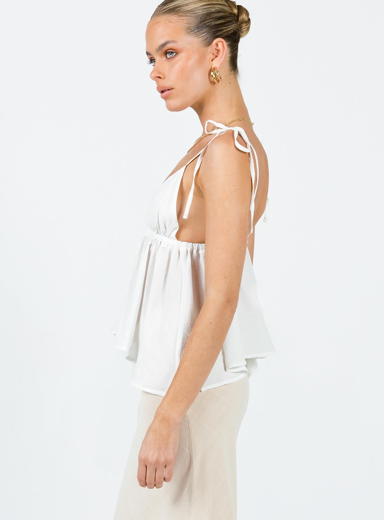 Hearts Flutter Top Ivory - Image 4