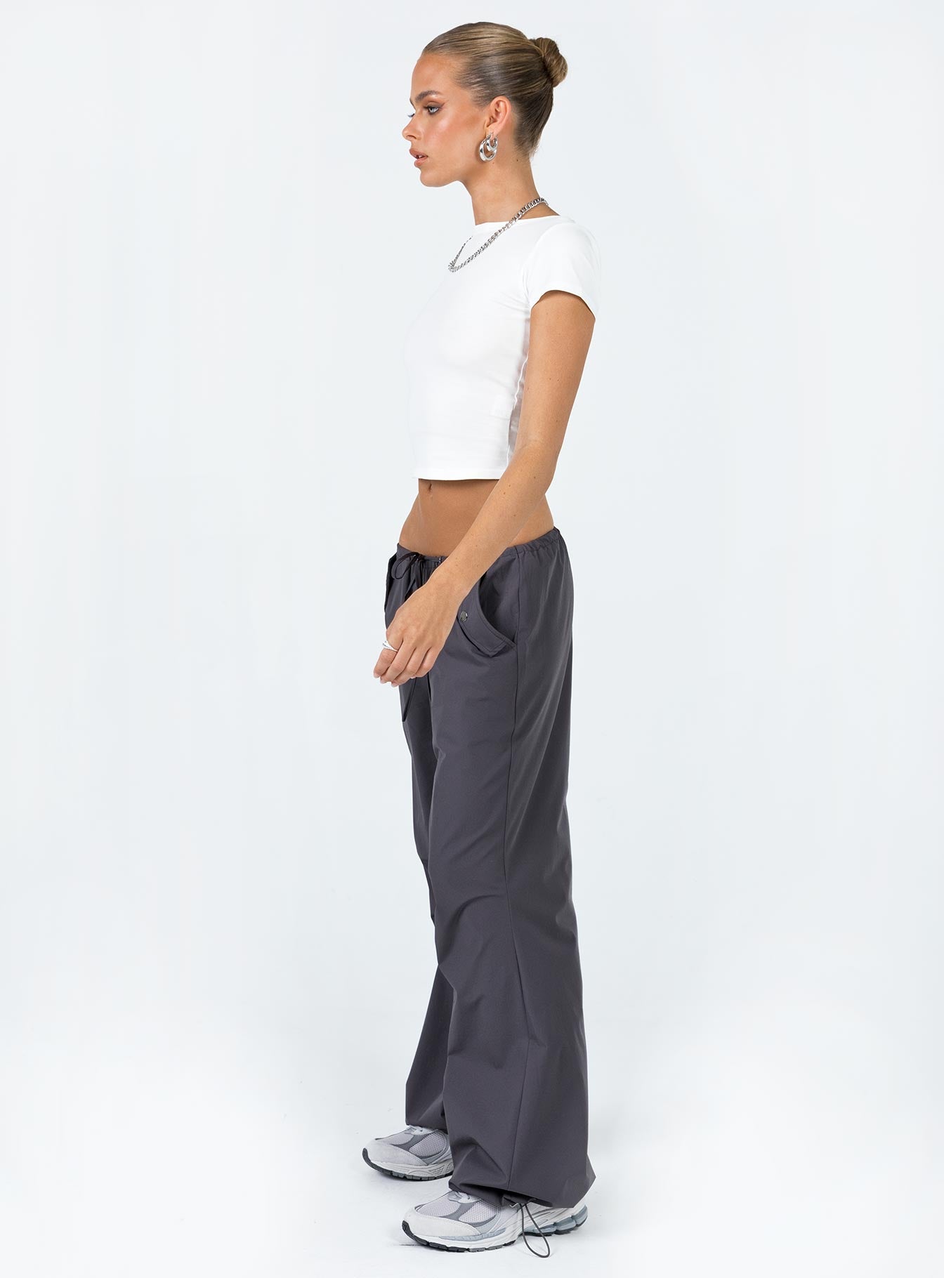 Snow Parachute Pants Slate - Image 3