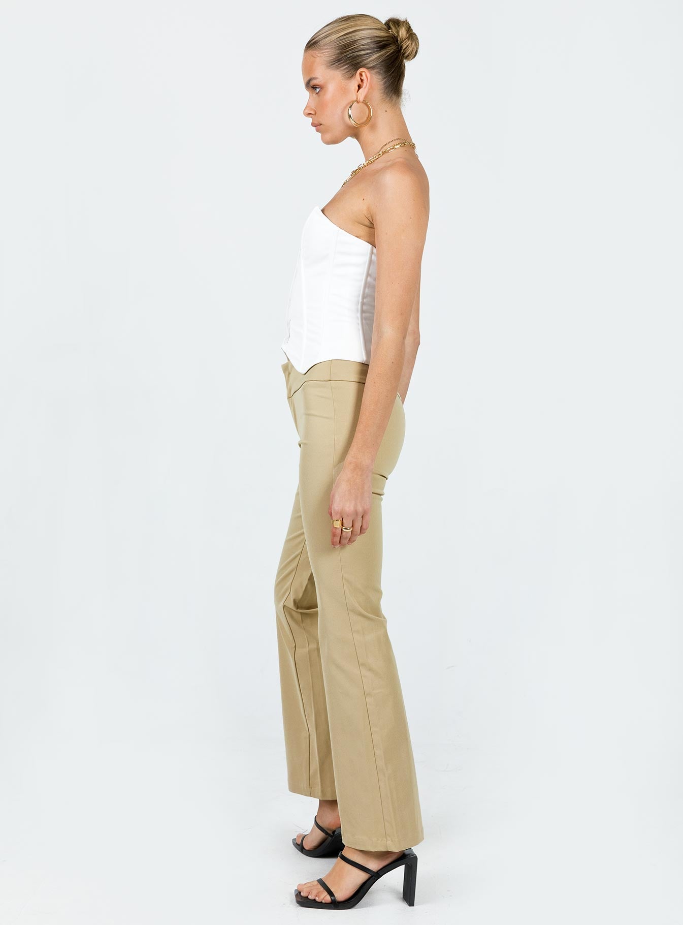 Tabithia Low Rise Pants Beige - Image 3