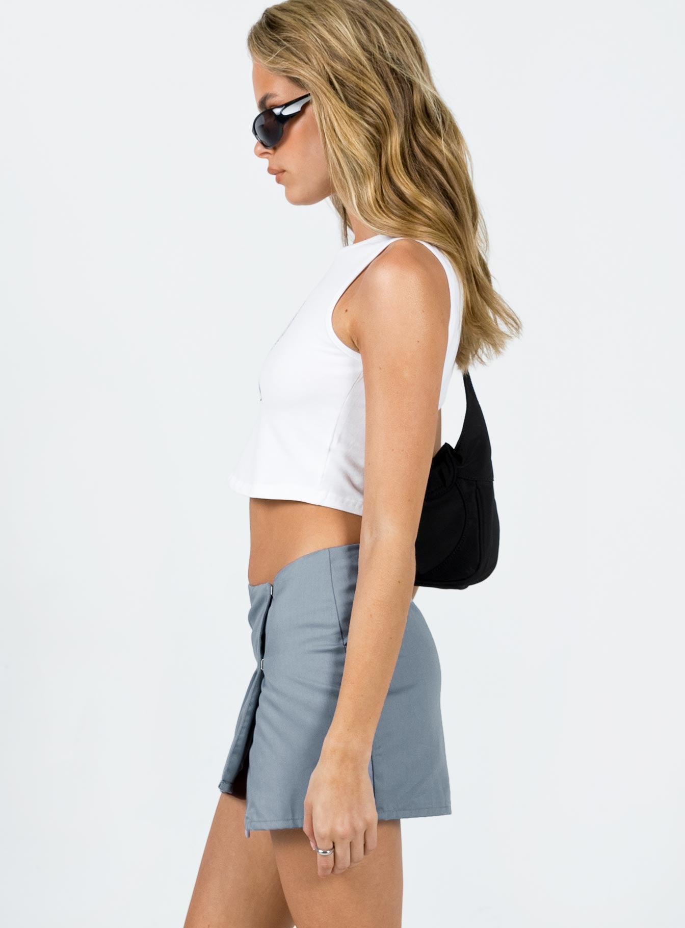 Motel Rhory Skirt Light Grey - Image 4