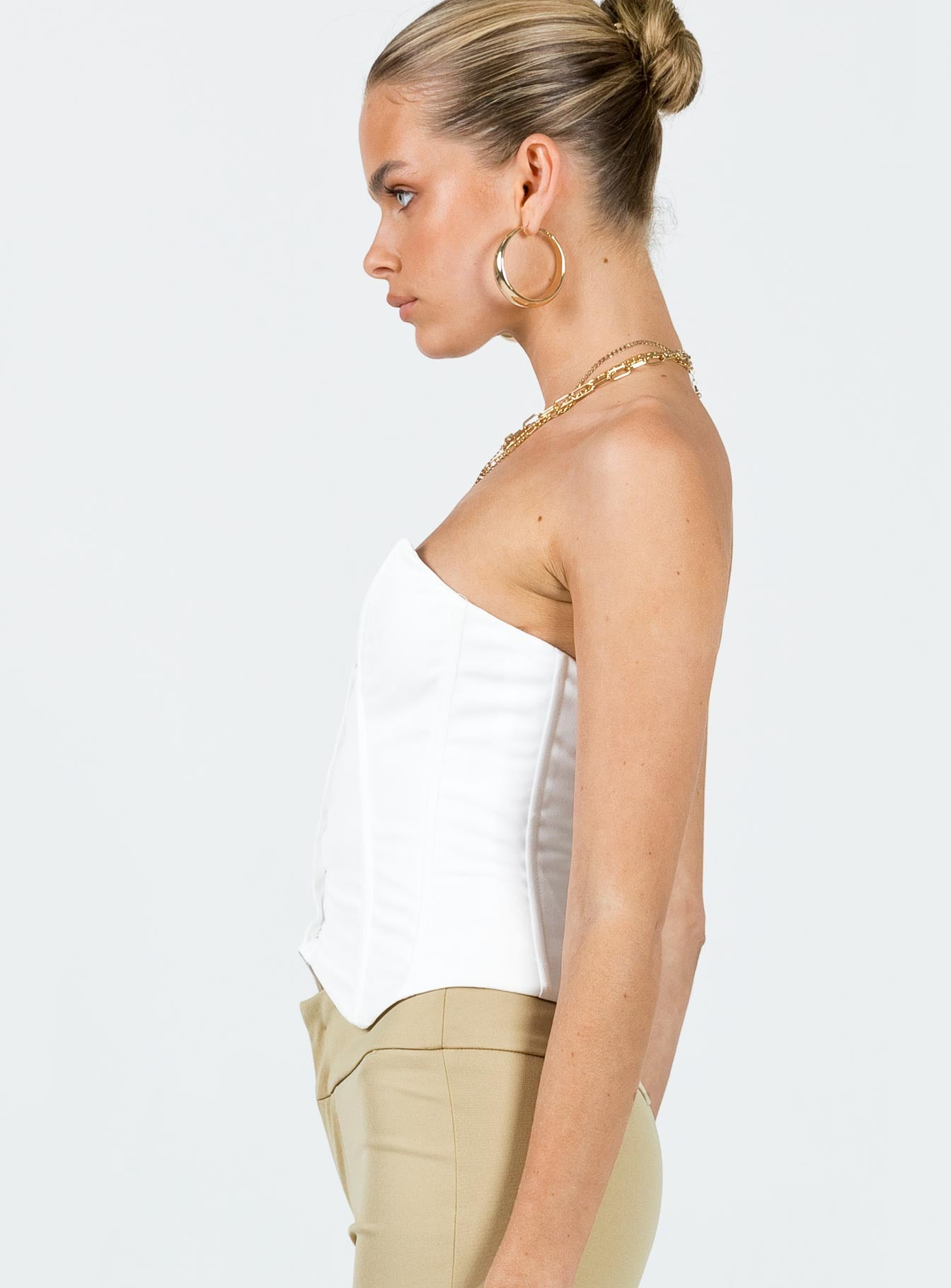 Neville Corset Top Ivory - Image 4