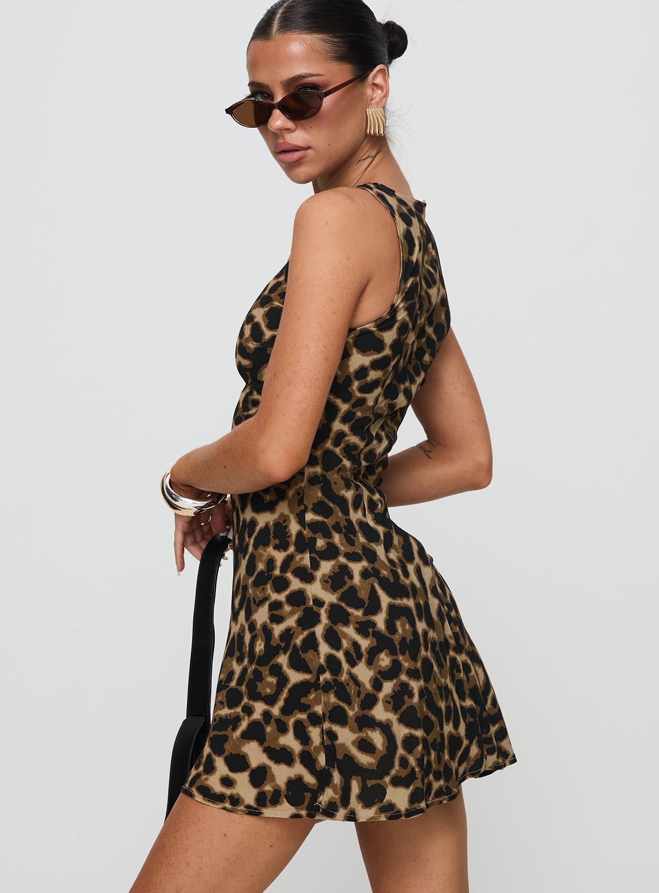 Vivre Mini Dress Leopard - Image 4