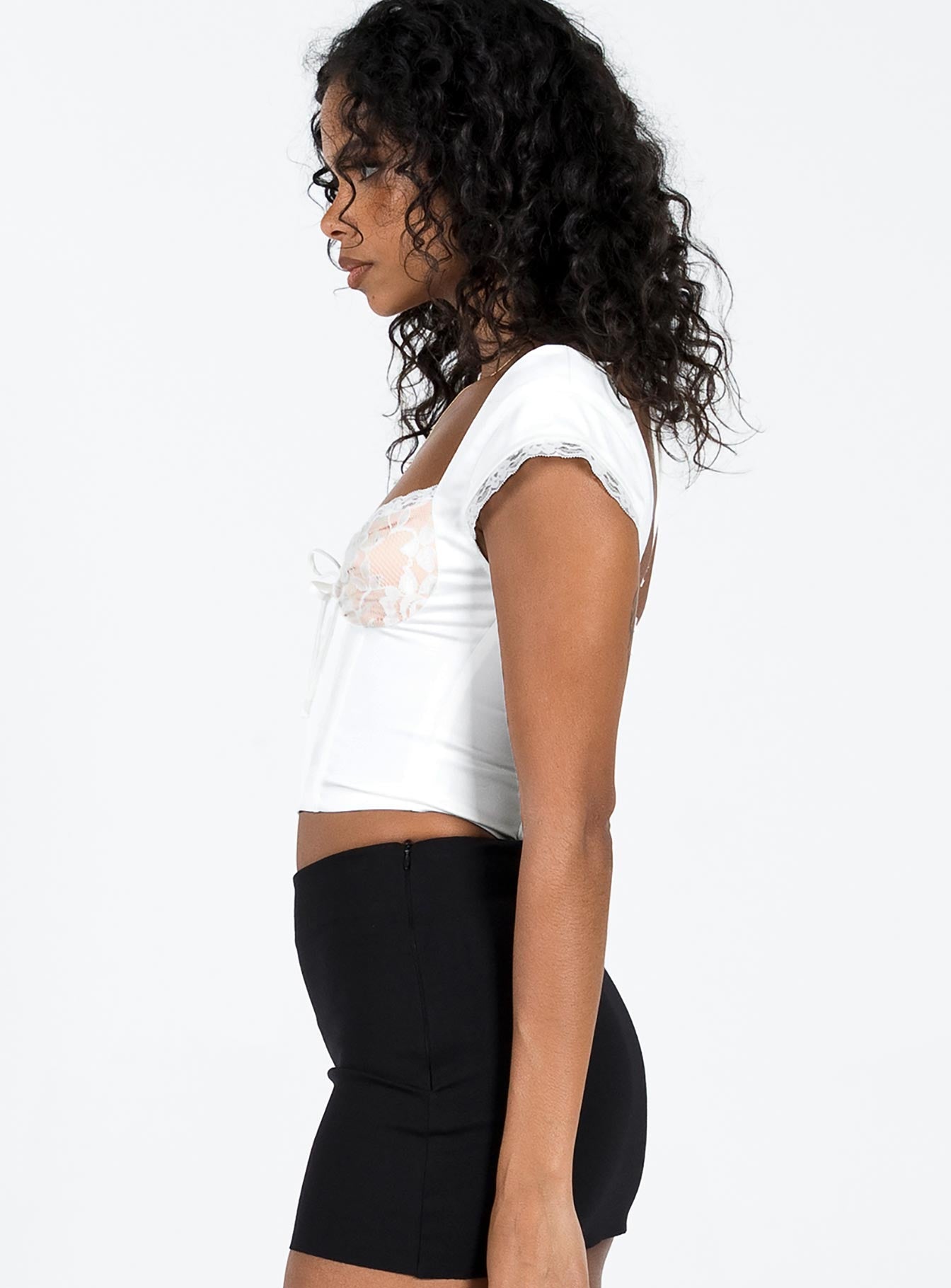 Langside Bodice Top Ivory - Image 4