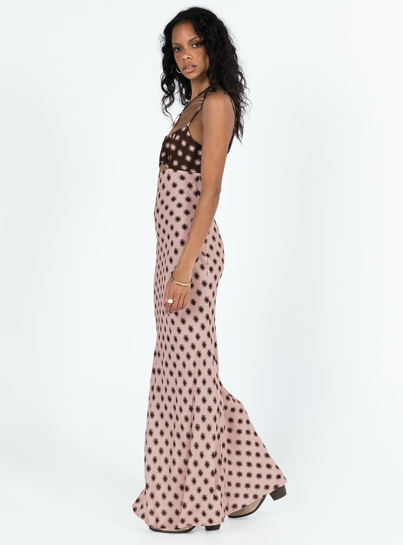 Freda Maxi Dress Pink - Image 4