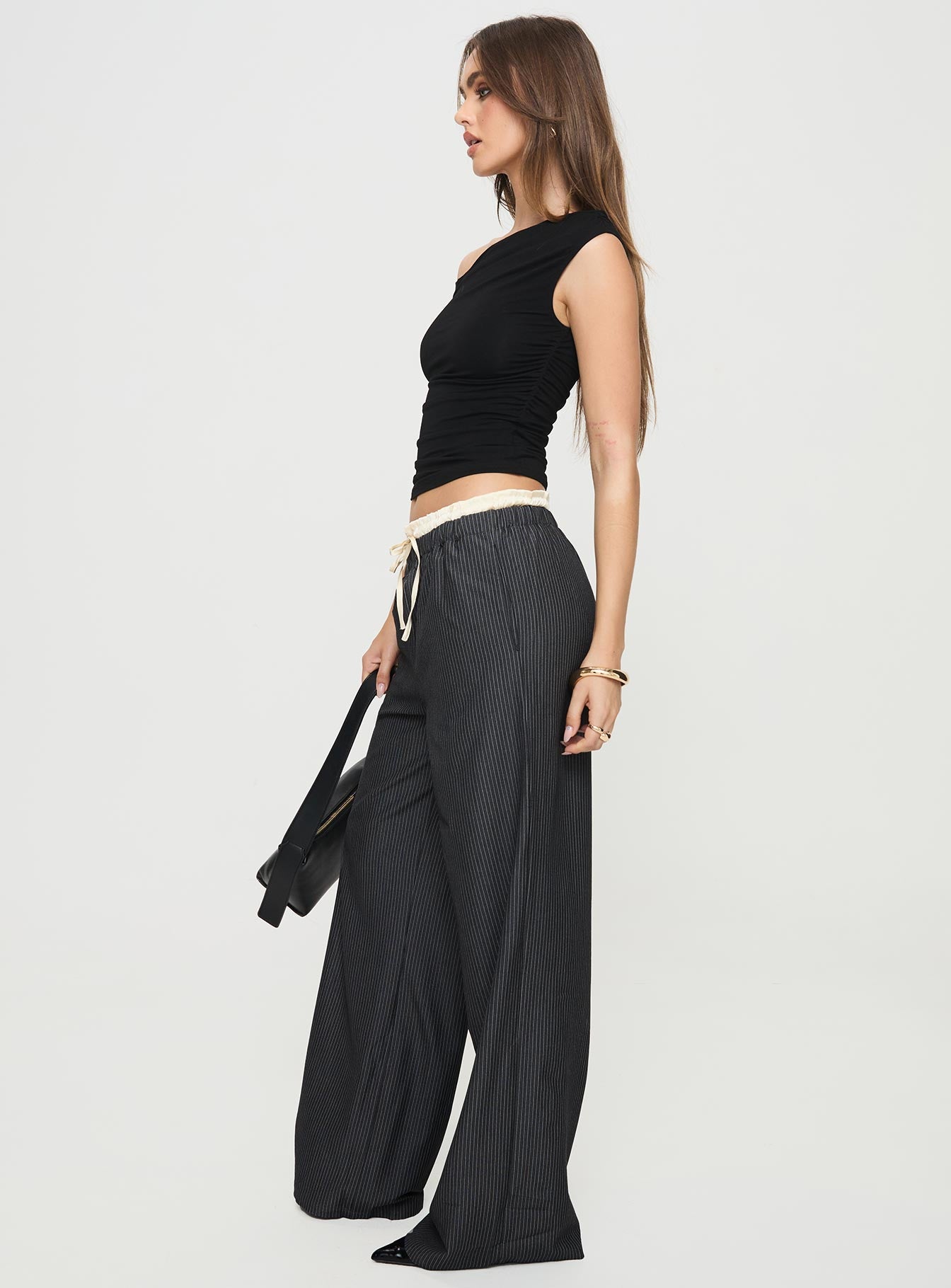 Seraphic Pants Charcoal Stripe - Image 4