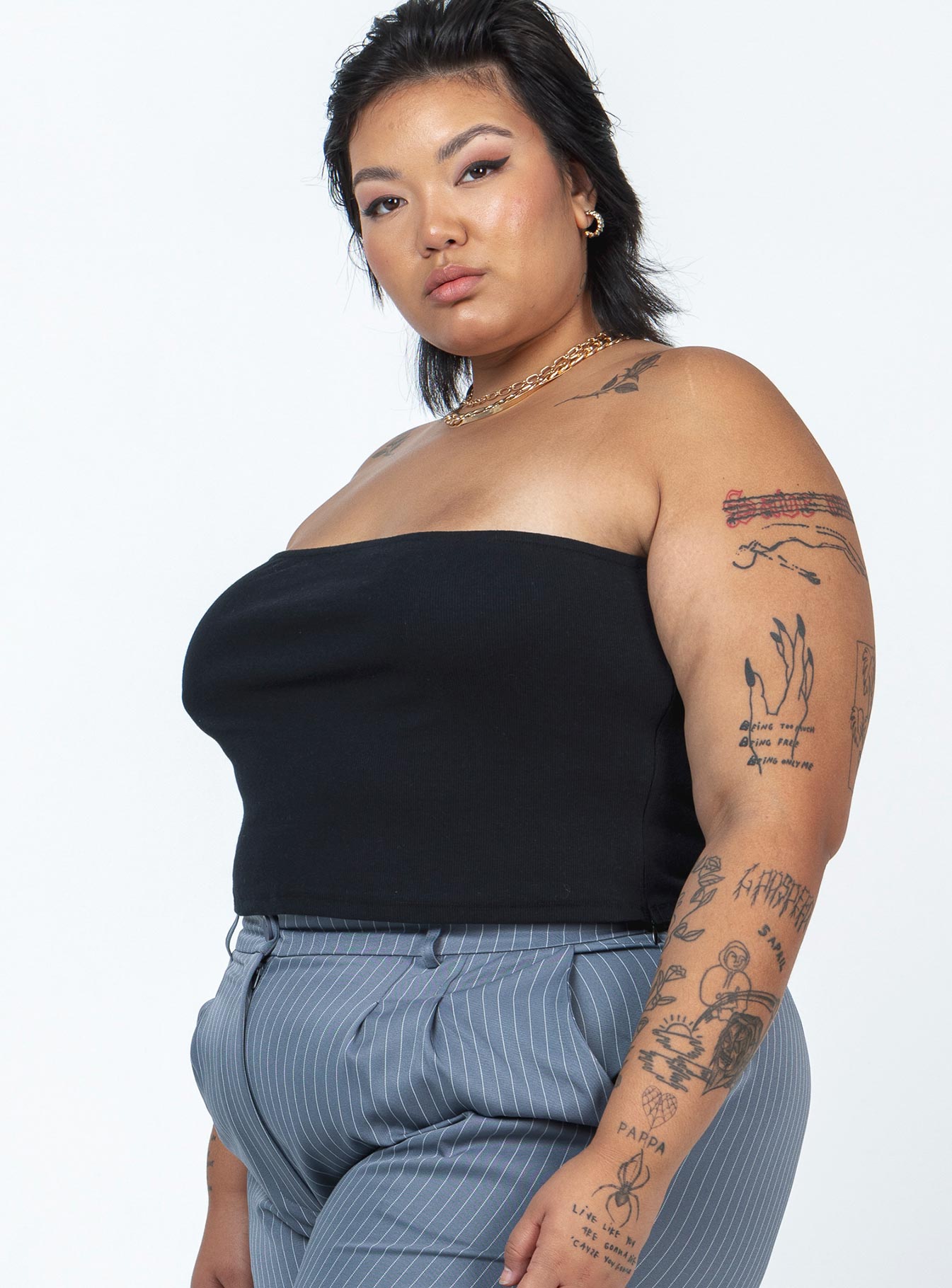 Rosehill Strapless Top Black Curve - Image 4