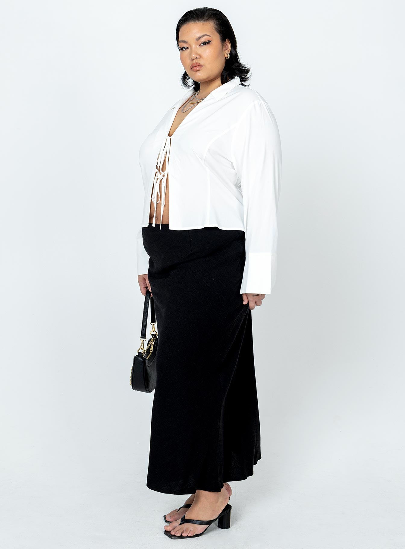 Jodie Maxi Skirt Black Curve - Image 5