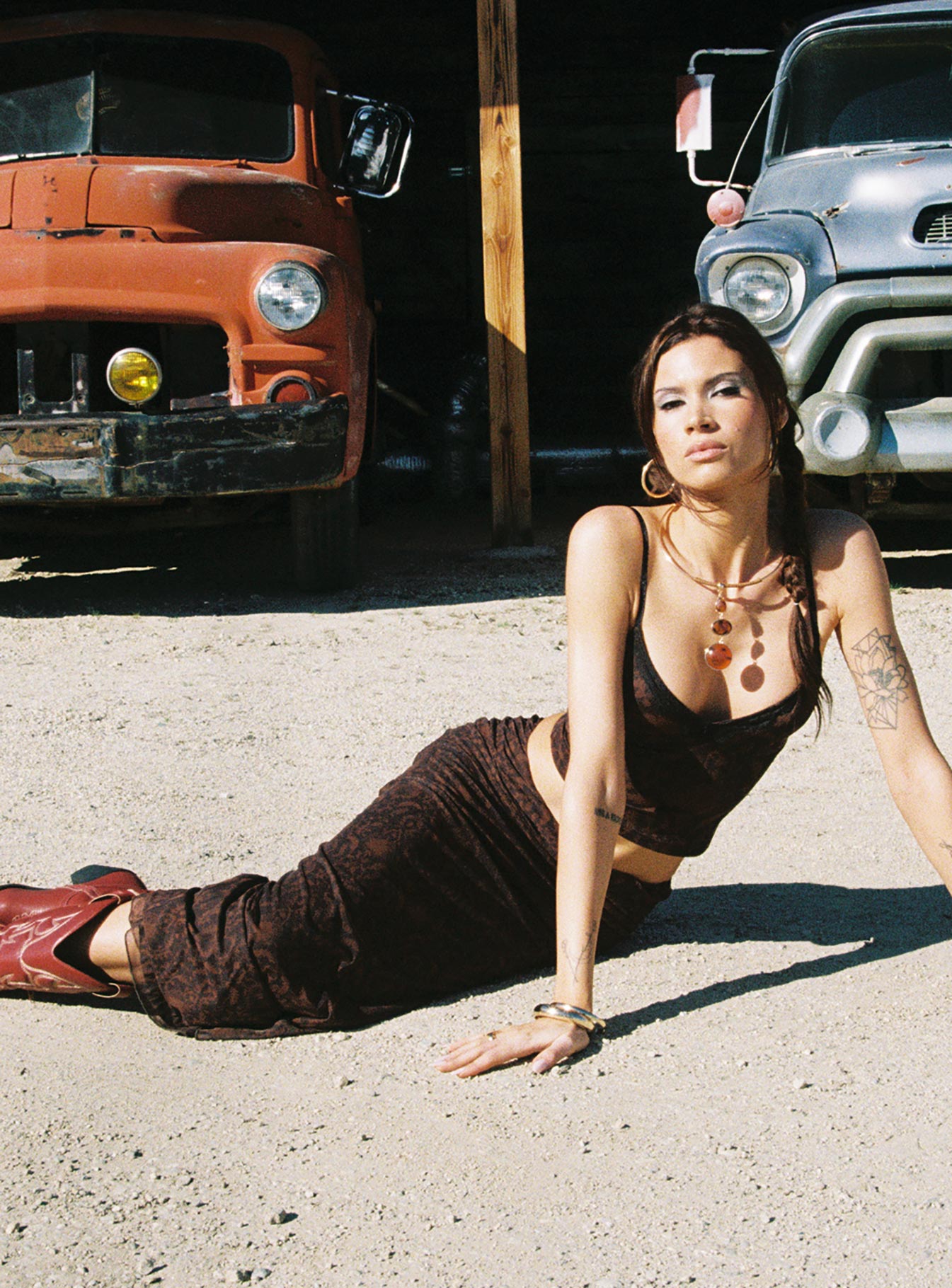 Hostona Maxi Skirt Mutli - Image 3