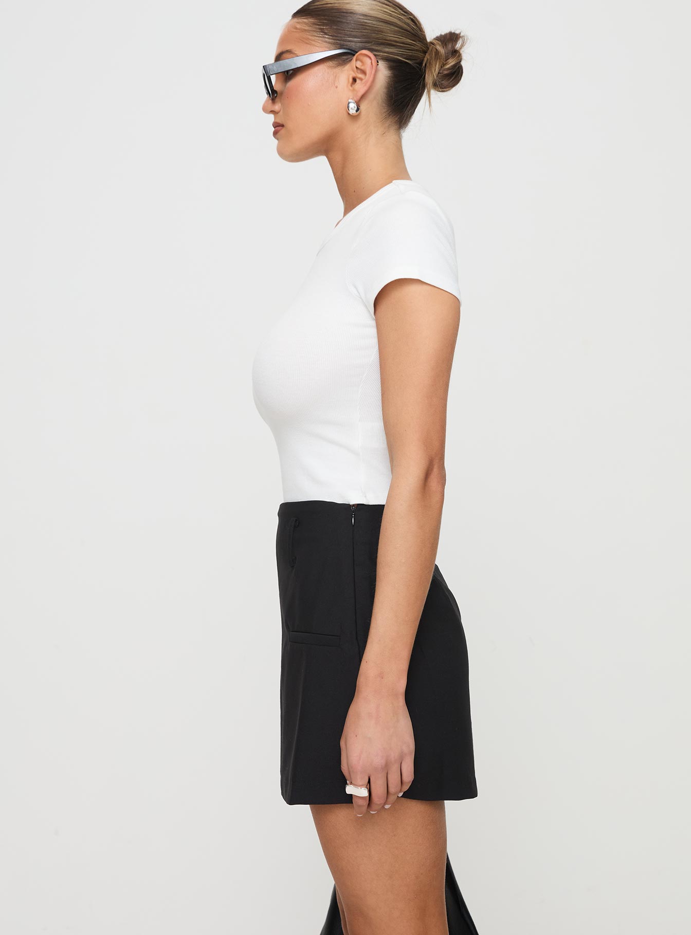 Grant My Wish Mini Skort Black - Image 4