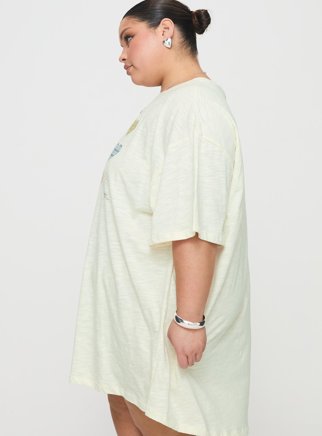 Heart Strong Nightie Sleep Dress Multi Curve - Image 4