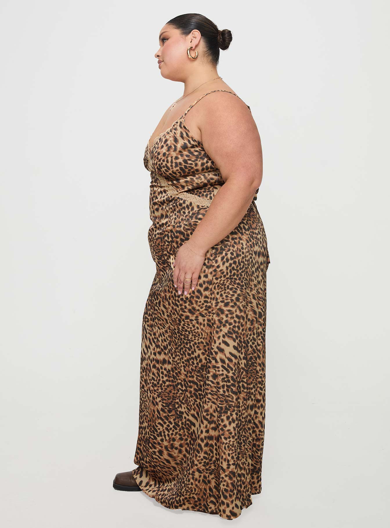 Sanctuary Maxi Dress Leopard Curve - Image 4