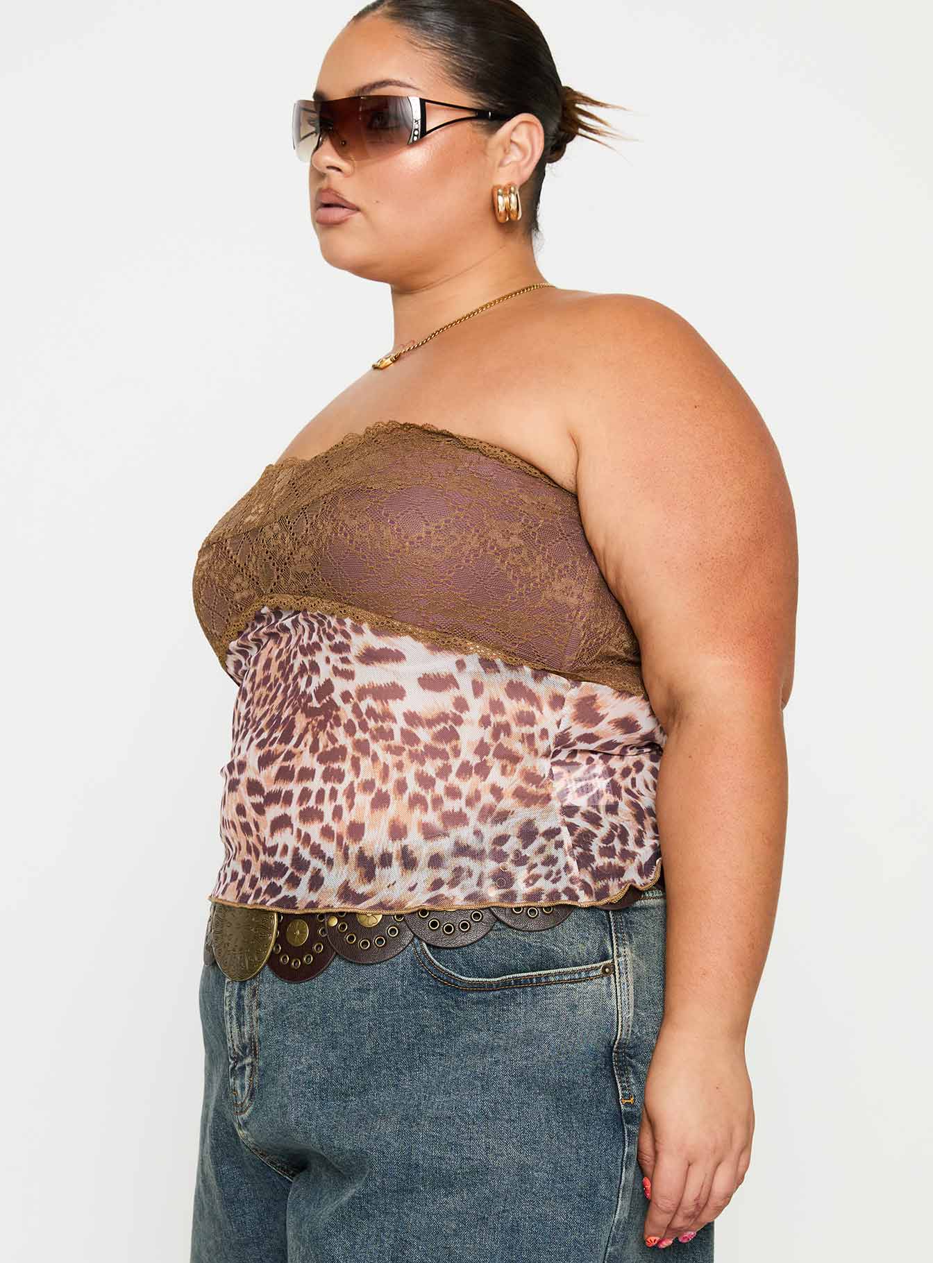 Art Deco Top Brown Curve - Image 4